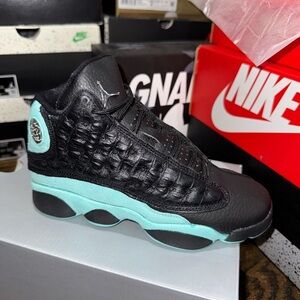 Nike Air Jordan 13 Black Island Green​​